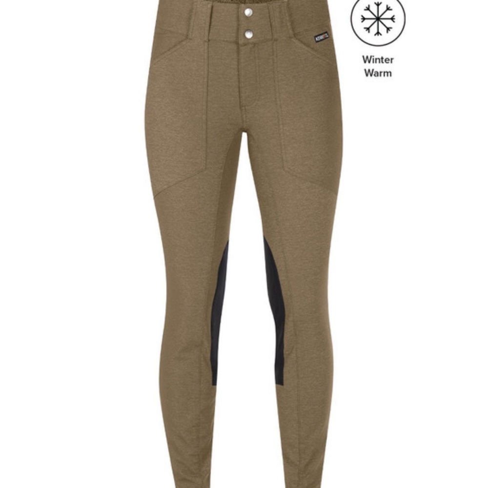 Kerrits Ladies Denim Thermal Knee Patch Breeches size S